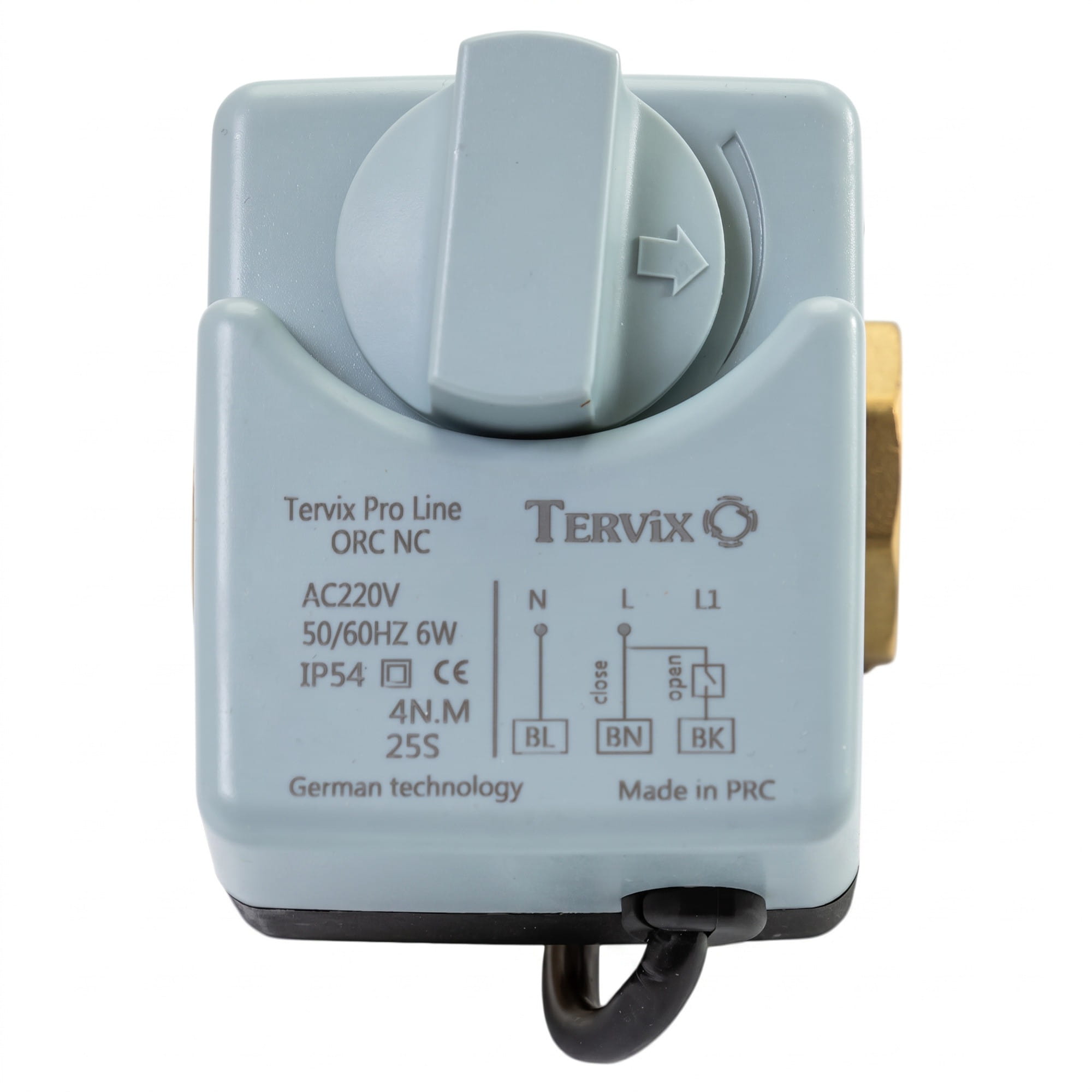 TRV-202012_1 Шаровой трехходовой клапан Tervix Pro Line ORC 3-way DN15 1/2" ВВВ латунь (202012)