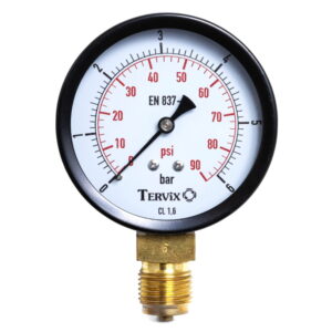 Манометр радиальный Tervix Pro Line 1/2" 0-6 бар 80 мм (355312)