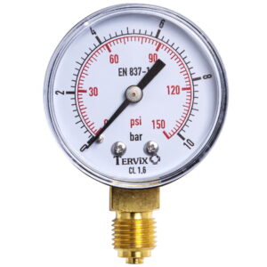 Манометр радиальный Tervix Pro Line 1/2" 0-10 бар 100 мм (355413)