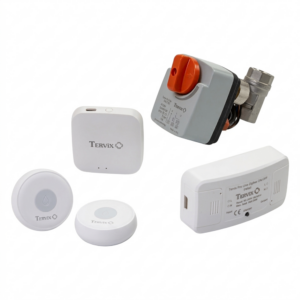 Система контроля протечек воды Tervix ZigBee Water Stop Premium 1/2" 230В, белый (4912621)