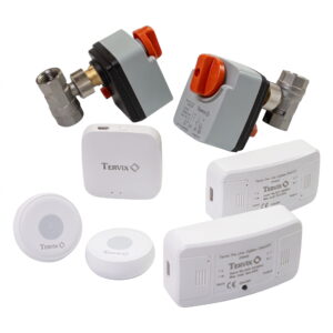 Cистема контроля протечек воды Tervix ZigBee Water Stop Premium 1/2" 230В, белый (4922621)