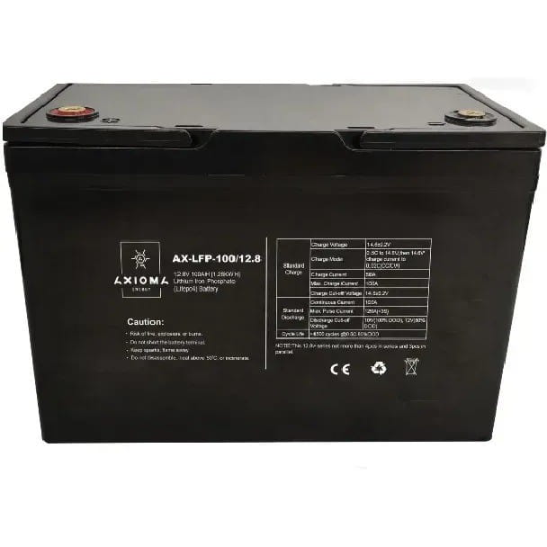 87,048_0 Аккумулятор литиевый Axioma Energy LiFePO4 12,8V 100 Ah (1280Wh)