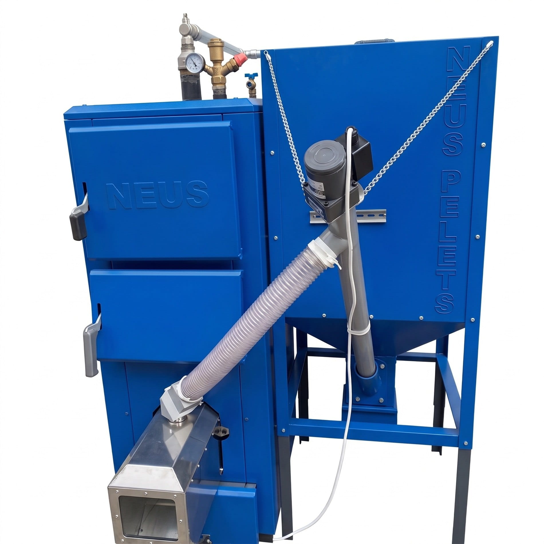 NEUS-KTM-PELLET15A_1 Пеллетный котел Neus KTM-PELLET 15 кВт с автоподачей