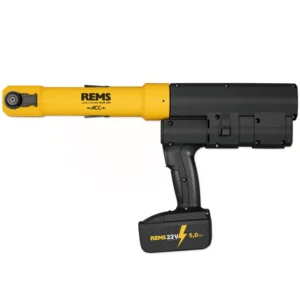 Пресс-инструмент аккумуляторный радиальный Rems Akku-Press XL 45 kN 22V ACC 64-108 мм, в пластиковом кейсе, с автовозвратом поршня