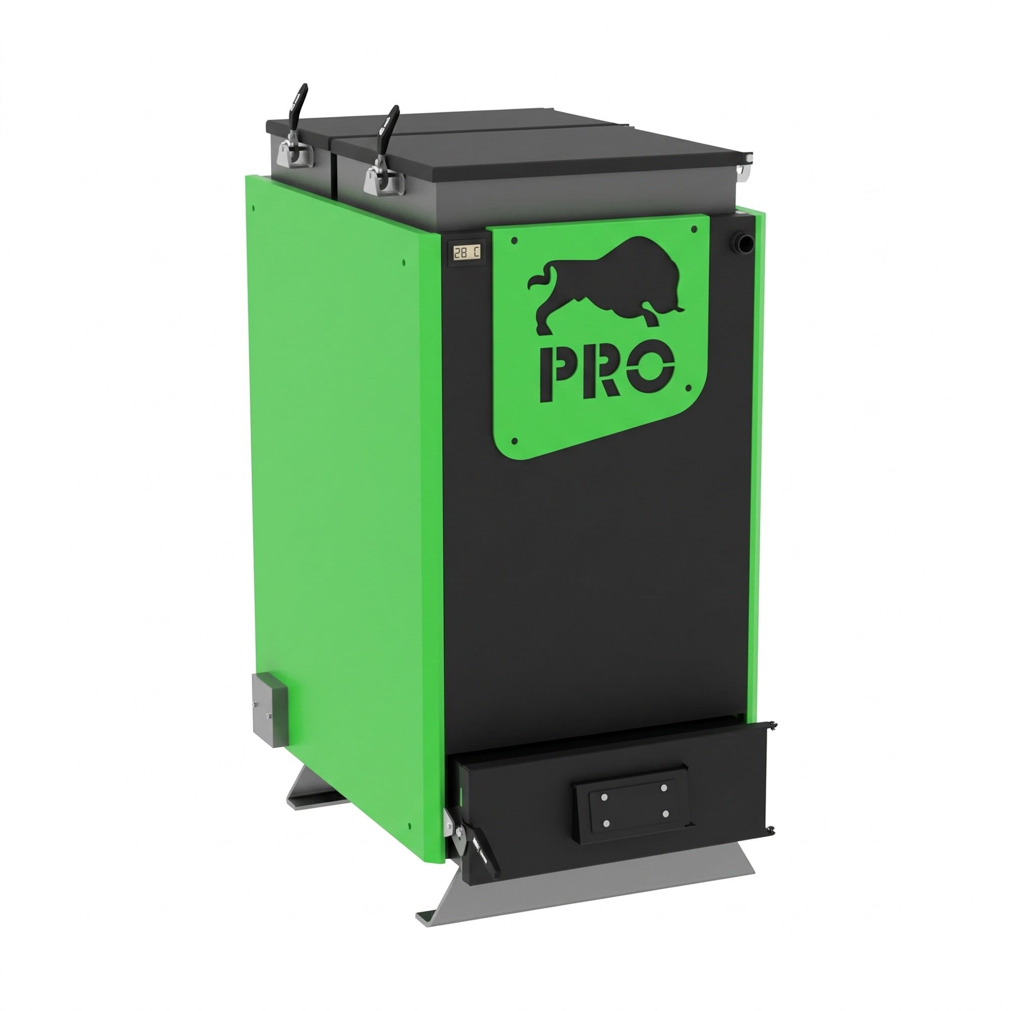 ZUB-Pro10_1 Шахтный котел Zubr Pro 10 кВт, с ручным управлением