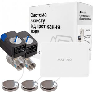 Система контроля протечек воды Mastino Bugatti TS7 1/2″ 12В, белый (008632)