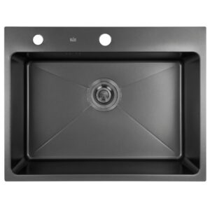Кухонная мойка Nett NBS-6046 600x460 нержавеющая сталь, накладная, прямоугольная