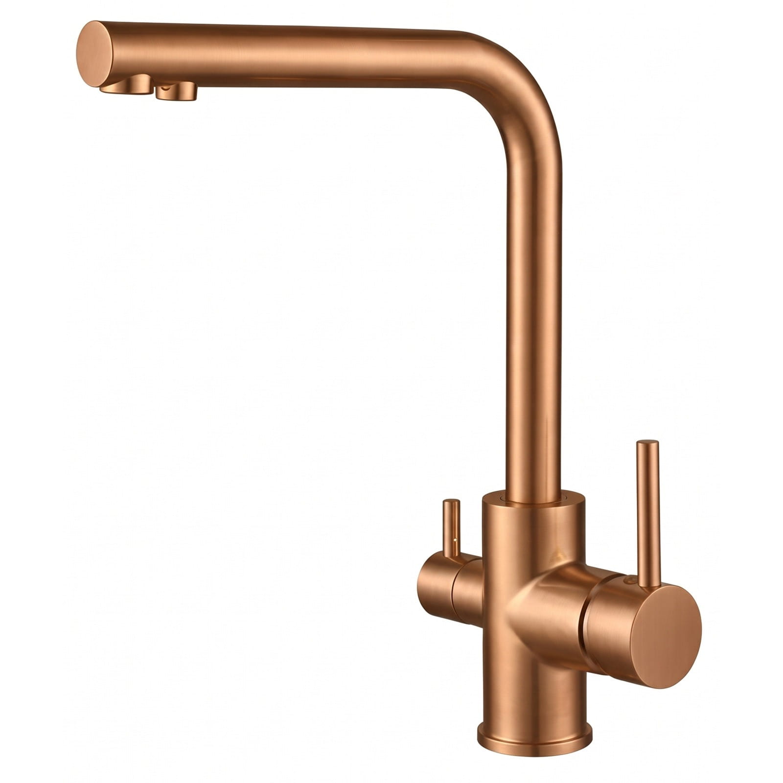 RM-VBI-055001BC_1 Кухонный смеситель VBI Gemini Brushed Copper с подключением фильтра, бронза матовая (VBI-055001BC)